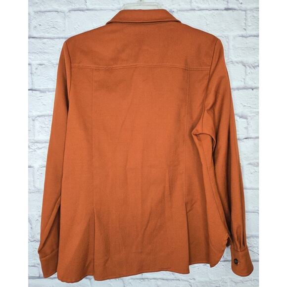 Pendleton vintage virgin wool women's button up large winter fall color rust - Picture 4 of 8